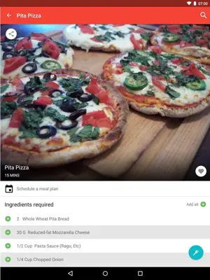 Italian Recipes android App screenshot 4