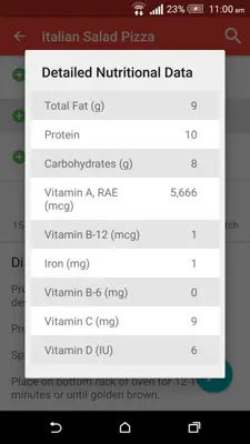 Italian Recipes android App screenshot 6